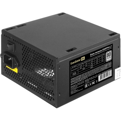 Блок питания 650W EXEGATE 80 PLUS® 650PPH-LT-S-OEM