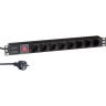 Блок розеток EXEGATE SERVERPRO PDU-19H802 AL-8S-EU1,8CU-SW EX280841RUS